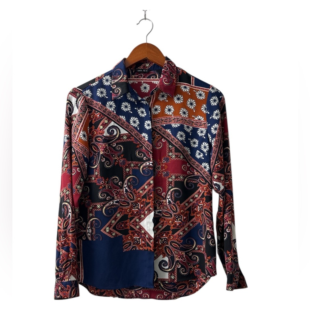 Men's Multicolor Paisley Shirt